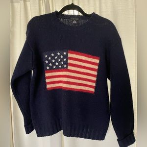 Wool Patriotic Sweater by the Limited Size M